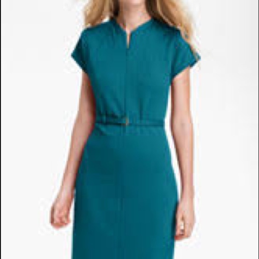 NWT DVF Maizah dress teal